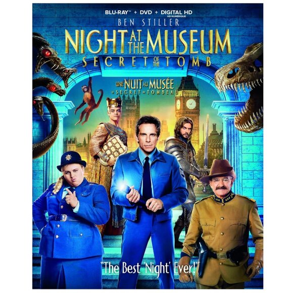 🍒4 for $20🍒 Night At The Museum 3: Secret Of The Tomb Blu-Ray & DVD Kids Movie - Picture 1 of 5